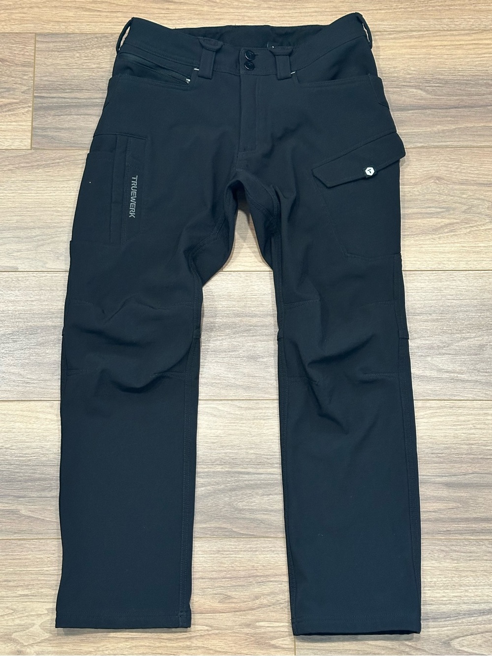 TrueWerk T3 Workpants Cargo Pants in Black Size 30 X 30